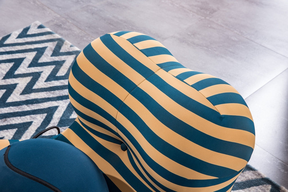 C610 BARREL CHAIR WITH OTTOMAN