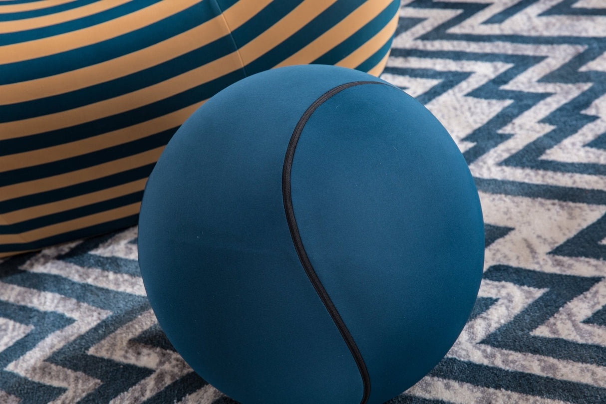 C610 BARREL CHAIR WITH OTTOMAN