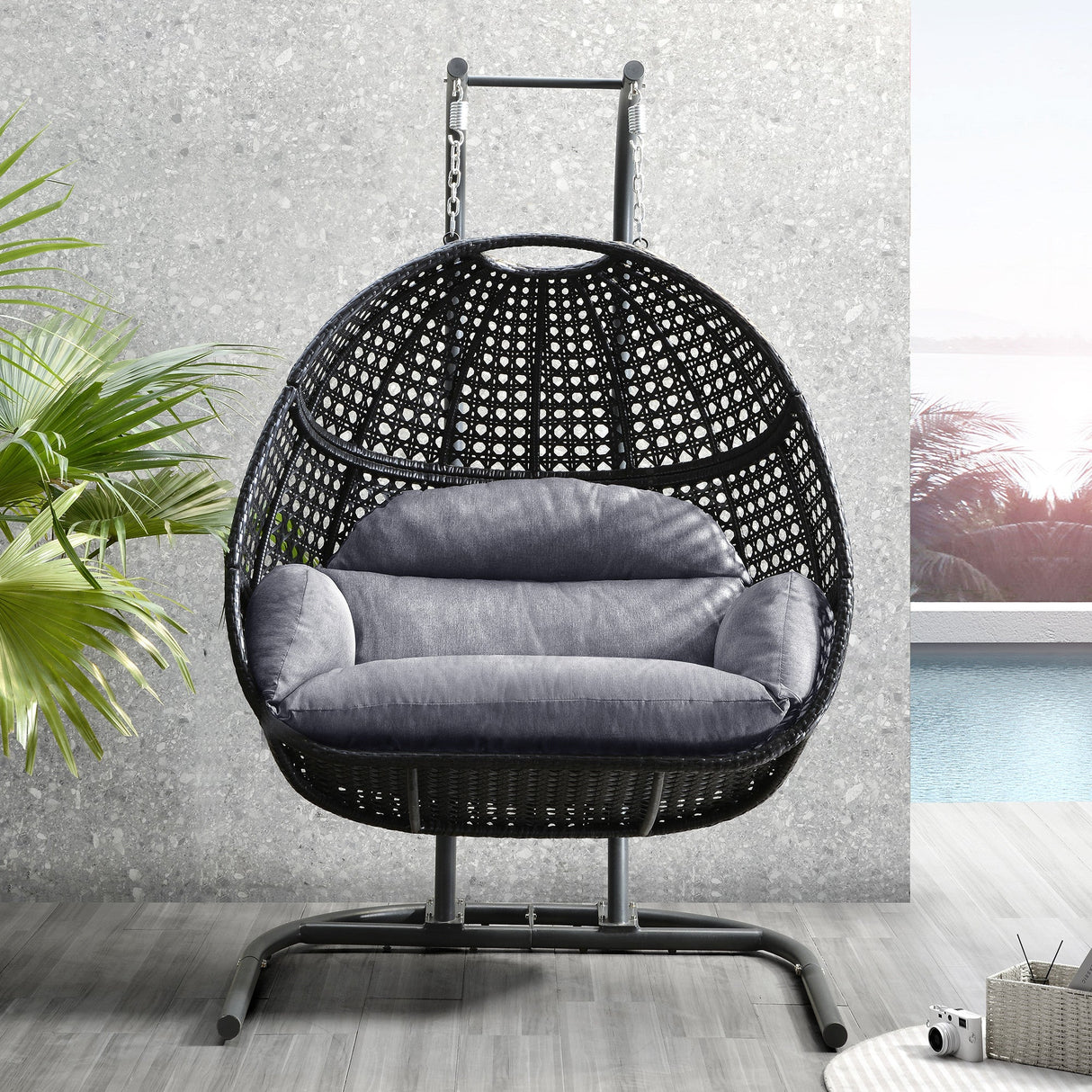 F012D DOUBLE SWING CHAIR