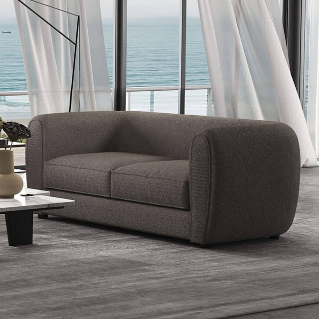 Verdal Charcoal Gray Loveseat