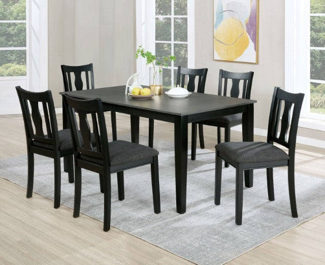 Carbey Black/Gray Dining Set
