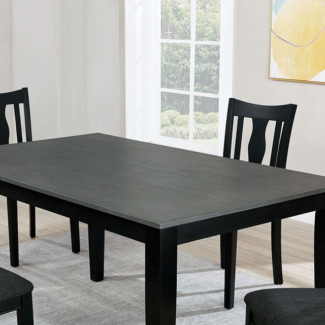 Carbey Black/Gray Dining Set