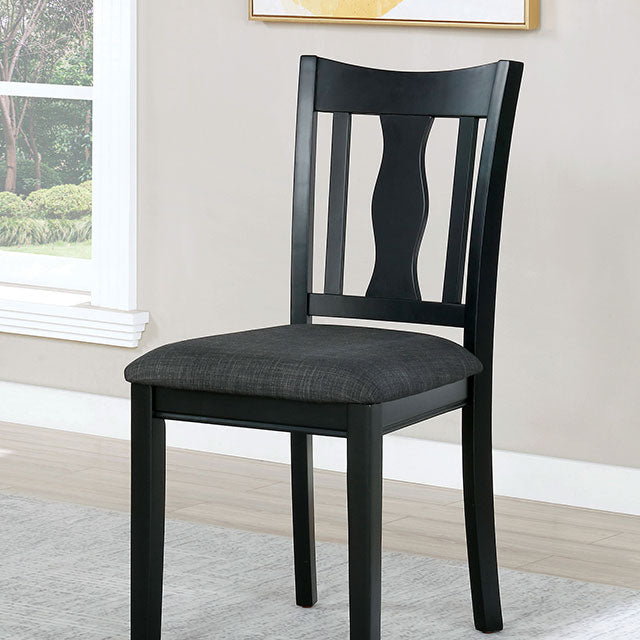 Carbey Black/Gray Dining Set