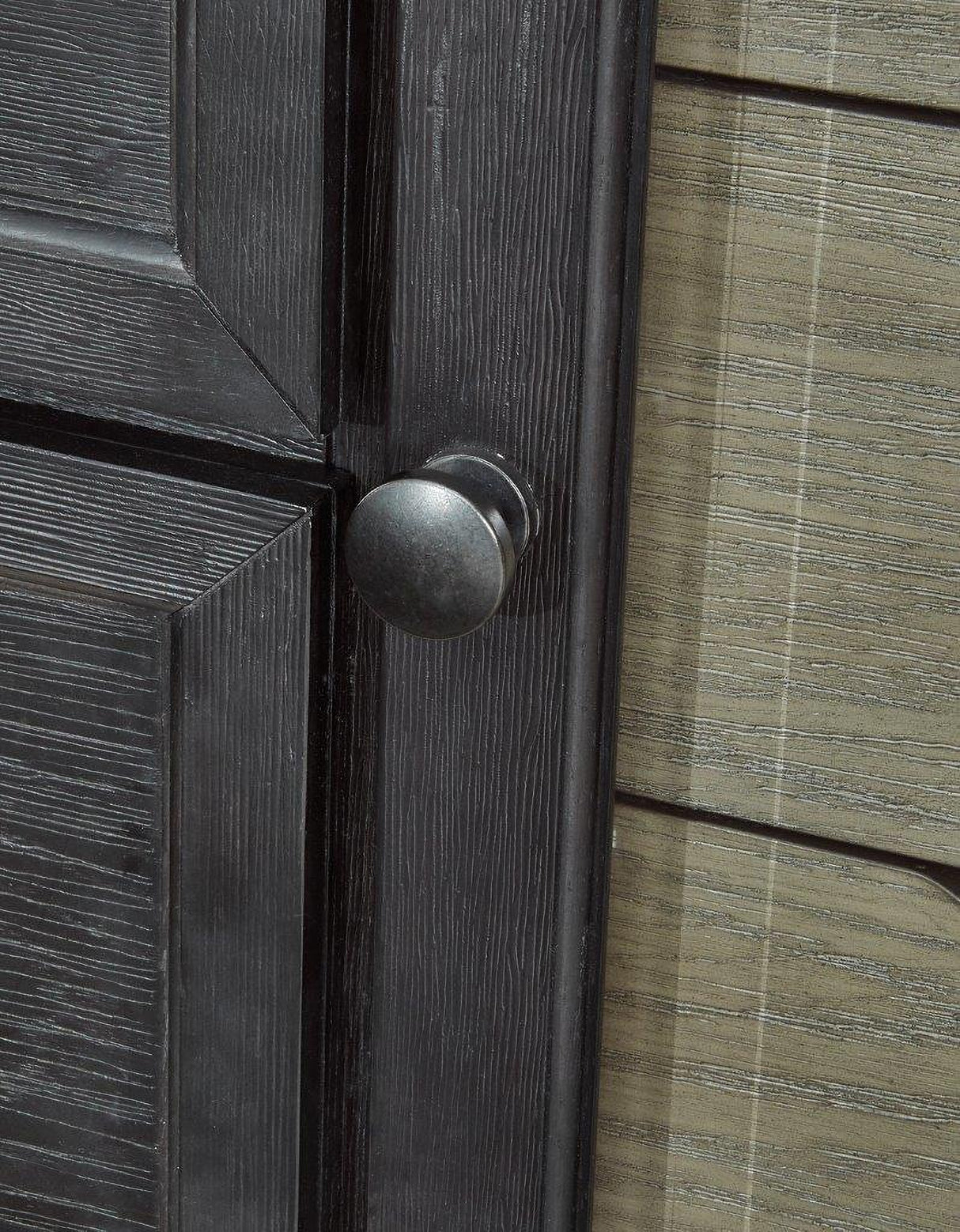 Foyland Black And Brown Panel Storage Bedroom Set