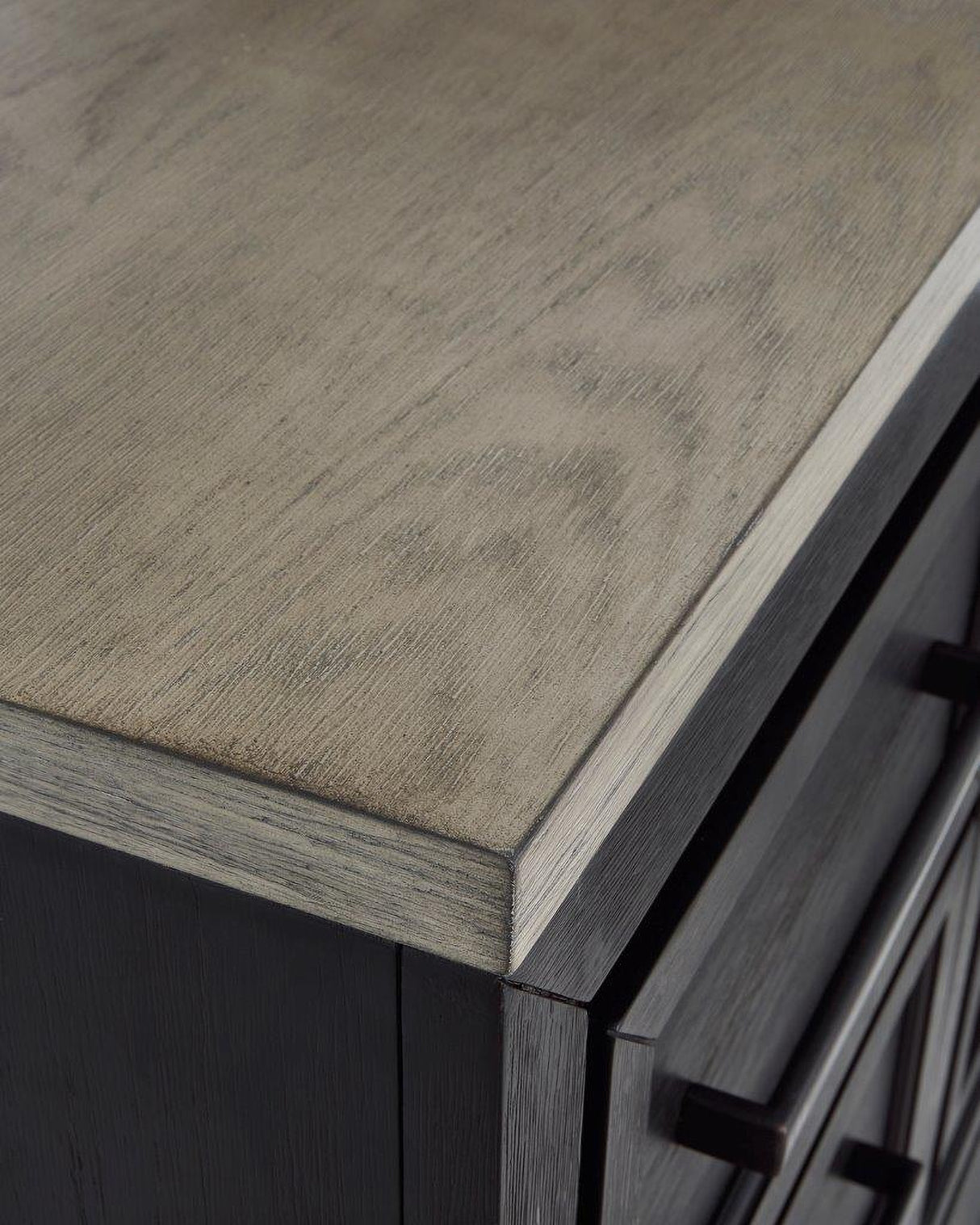 Foyland Black And Brown Panel Storage Bedroom Set