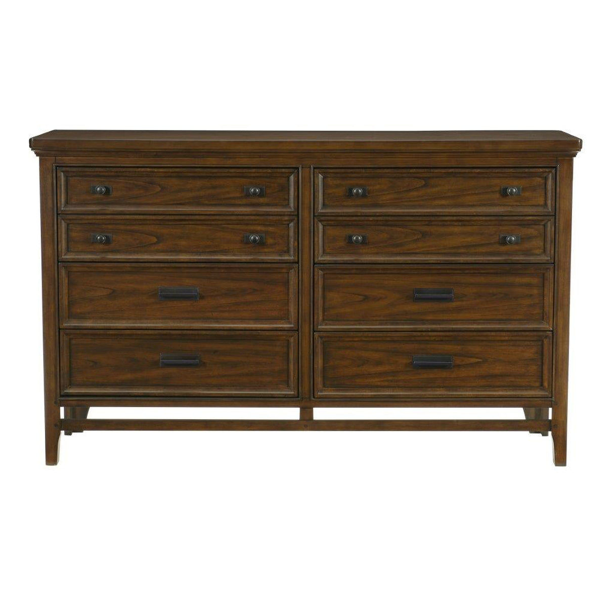 Frazier Brown Cherry Storage Platform Bedroom Set