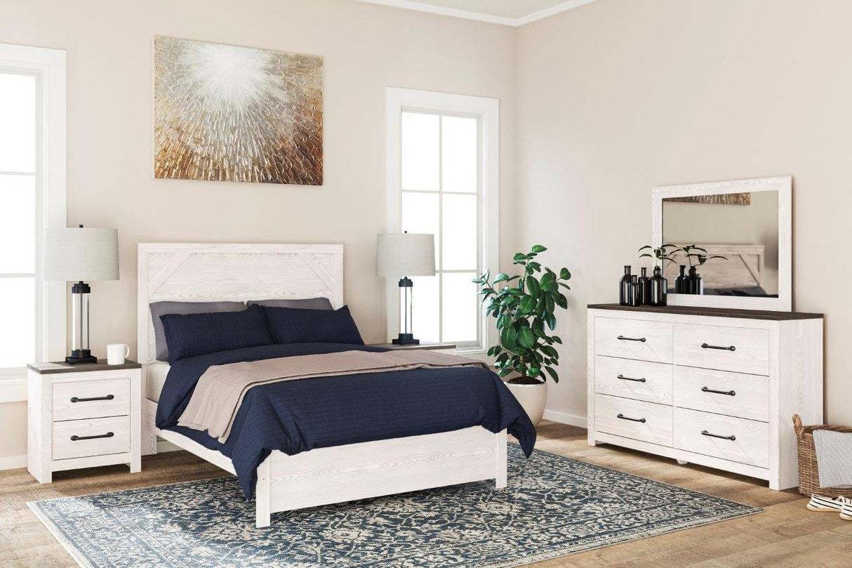 Gerridan White And Gray Youth Panel Bedroom Set