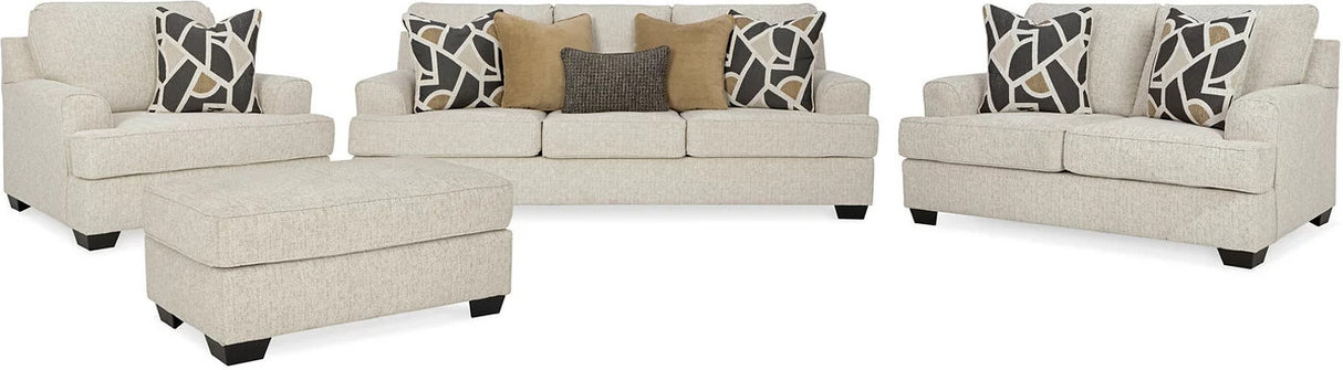 Heartcort Living Room Set In Quartz