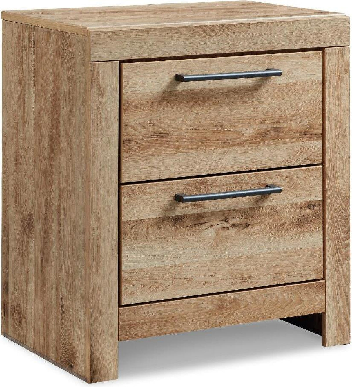 Hyanna Tan Platform Single Side Storage Bedroom Set