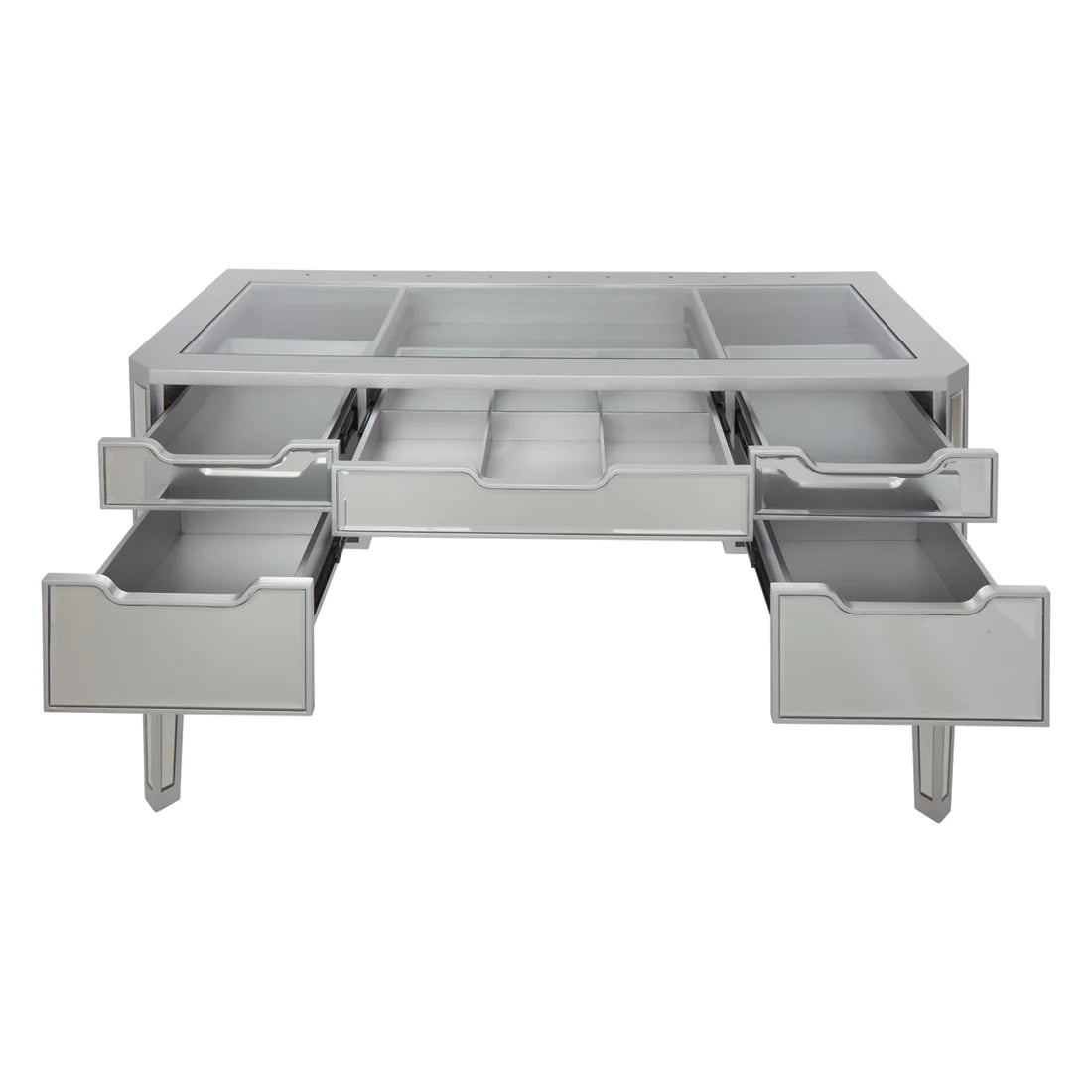 SlayStation® Aria Premium Mirrored Vanity table