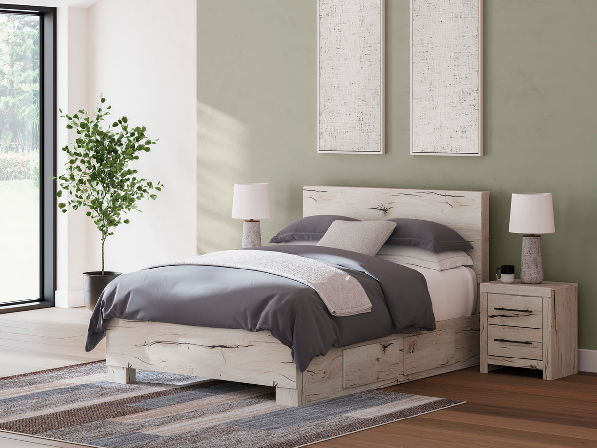 Lawroy Bedroom Set In Light Natural