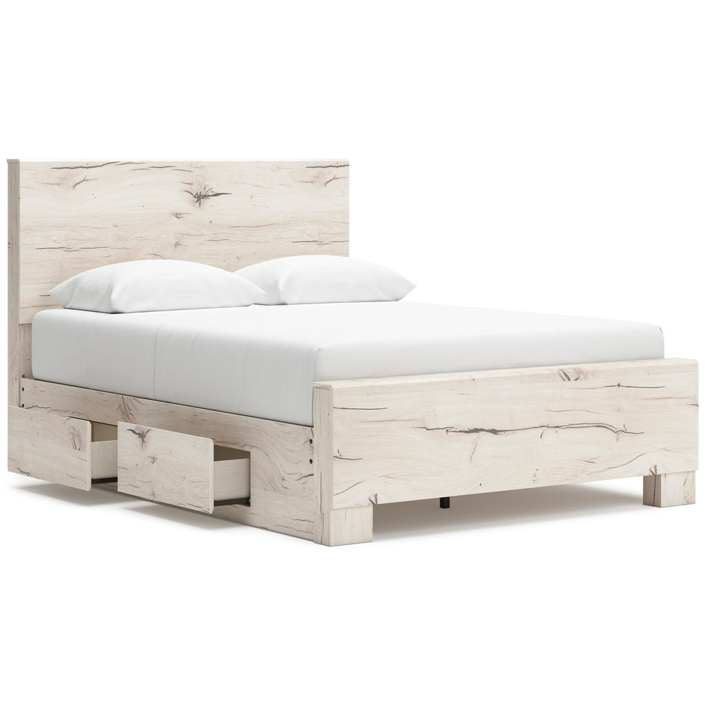 Lawroy Bedroom Set In Light Natural