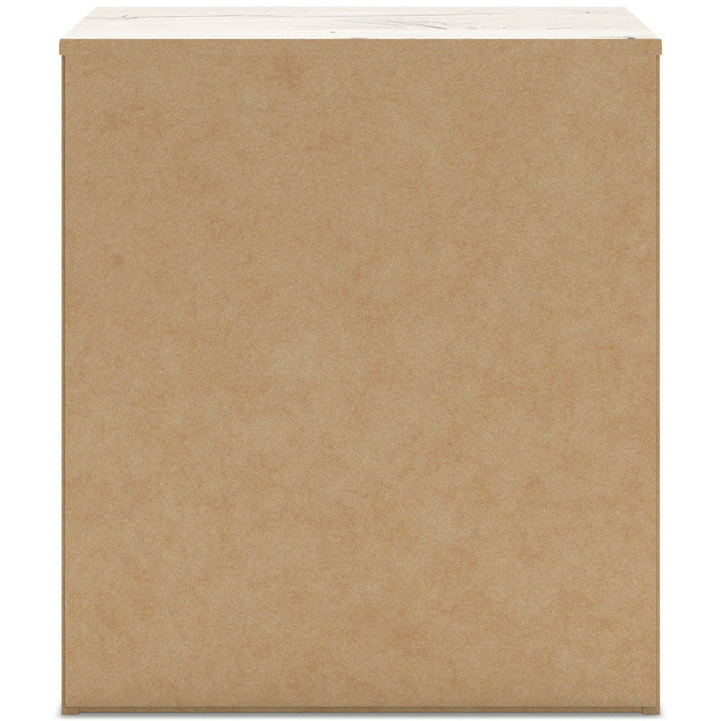 Lawroy Panel Storage Bedroom Set In Light Natural