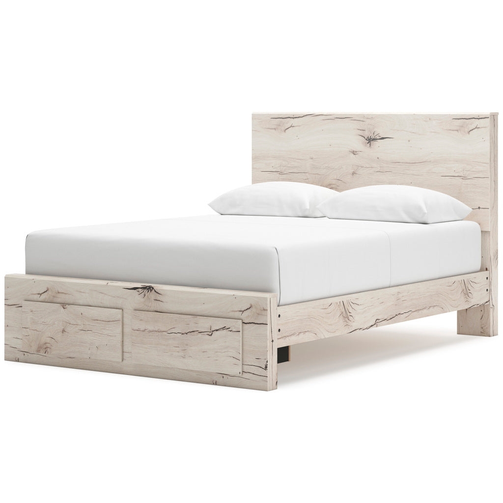 Lawroy Storage Bedroom Set In Light Natural