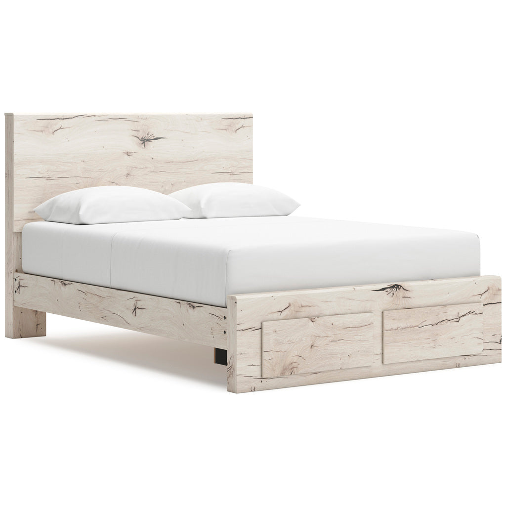 Lawroy Storage Bedroom Set In Light Natural