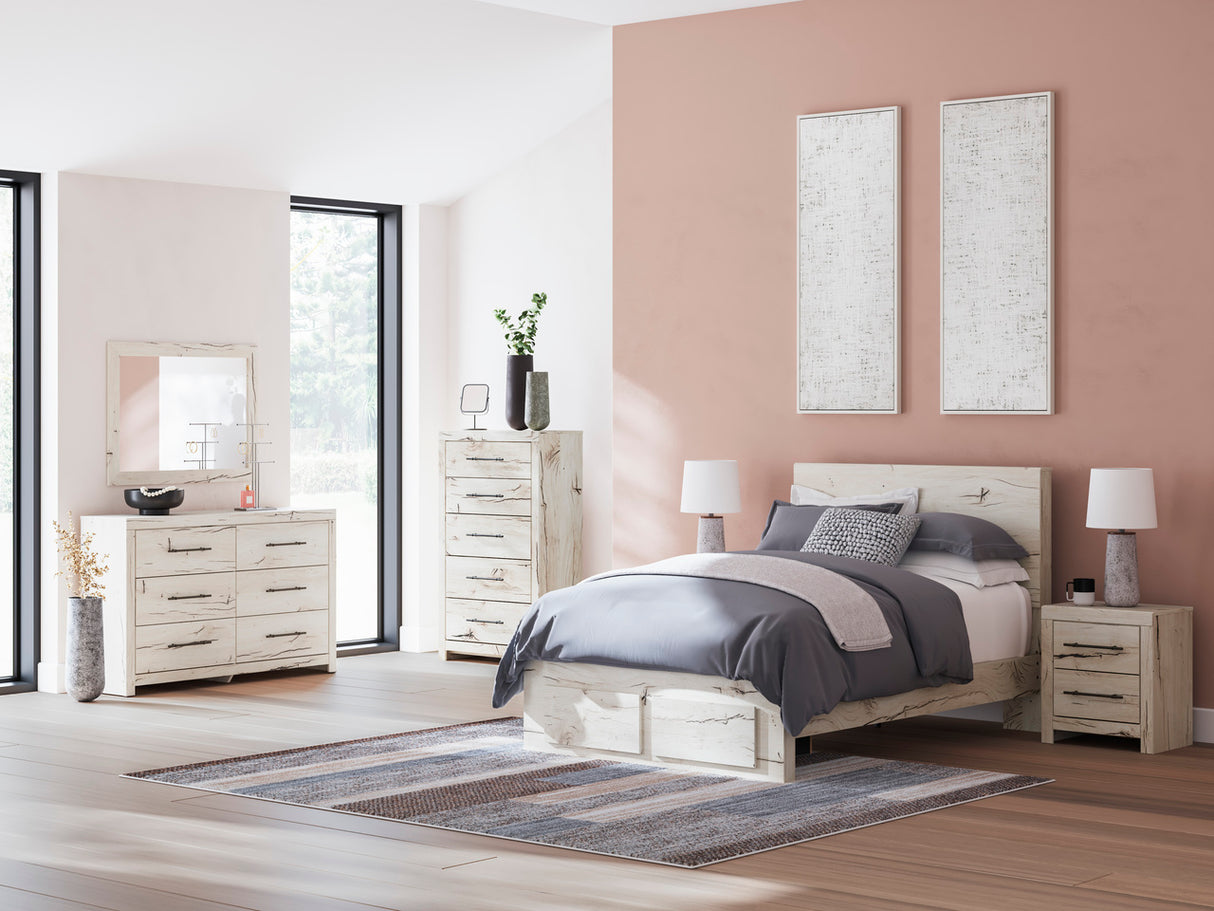 Lawroy Youth Panel Bedroom Set In Light Natural