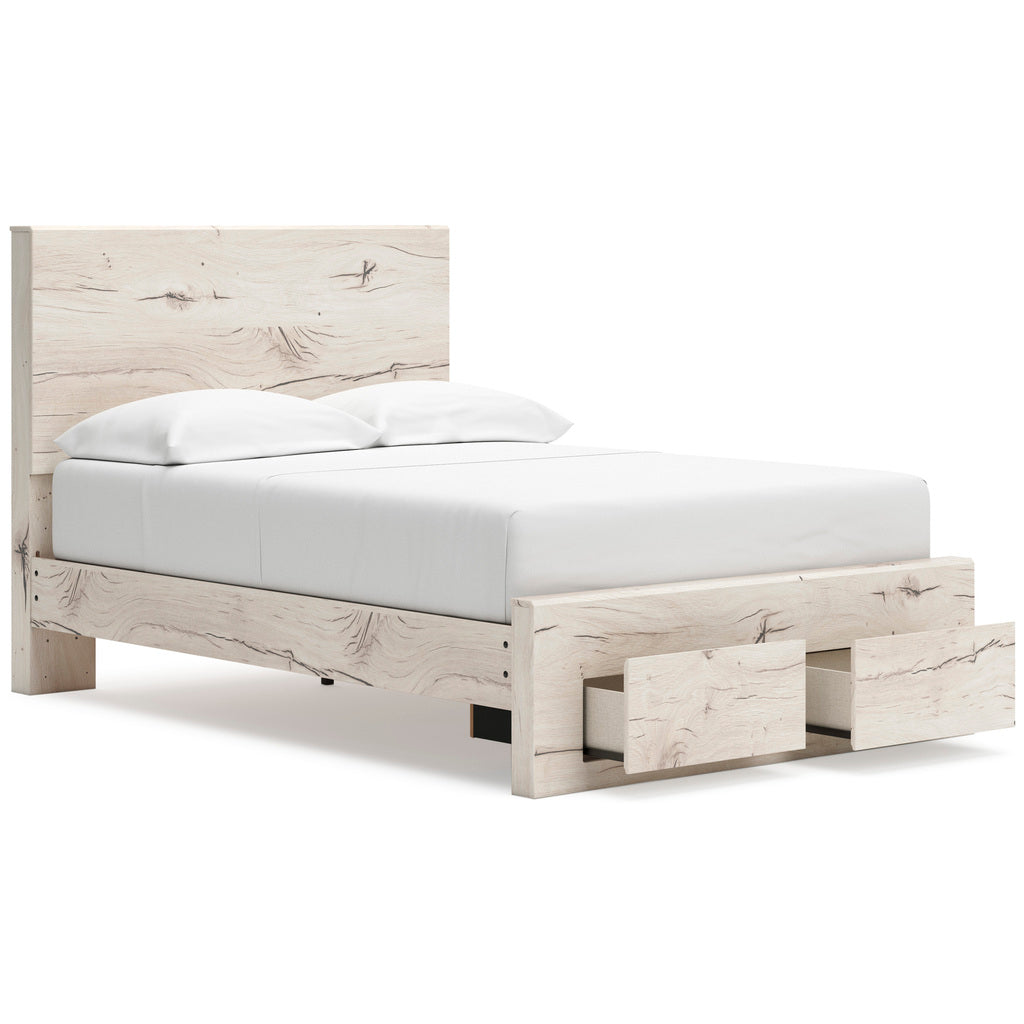 Lawroy Youth Panel Bedroom Set In Light Natural