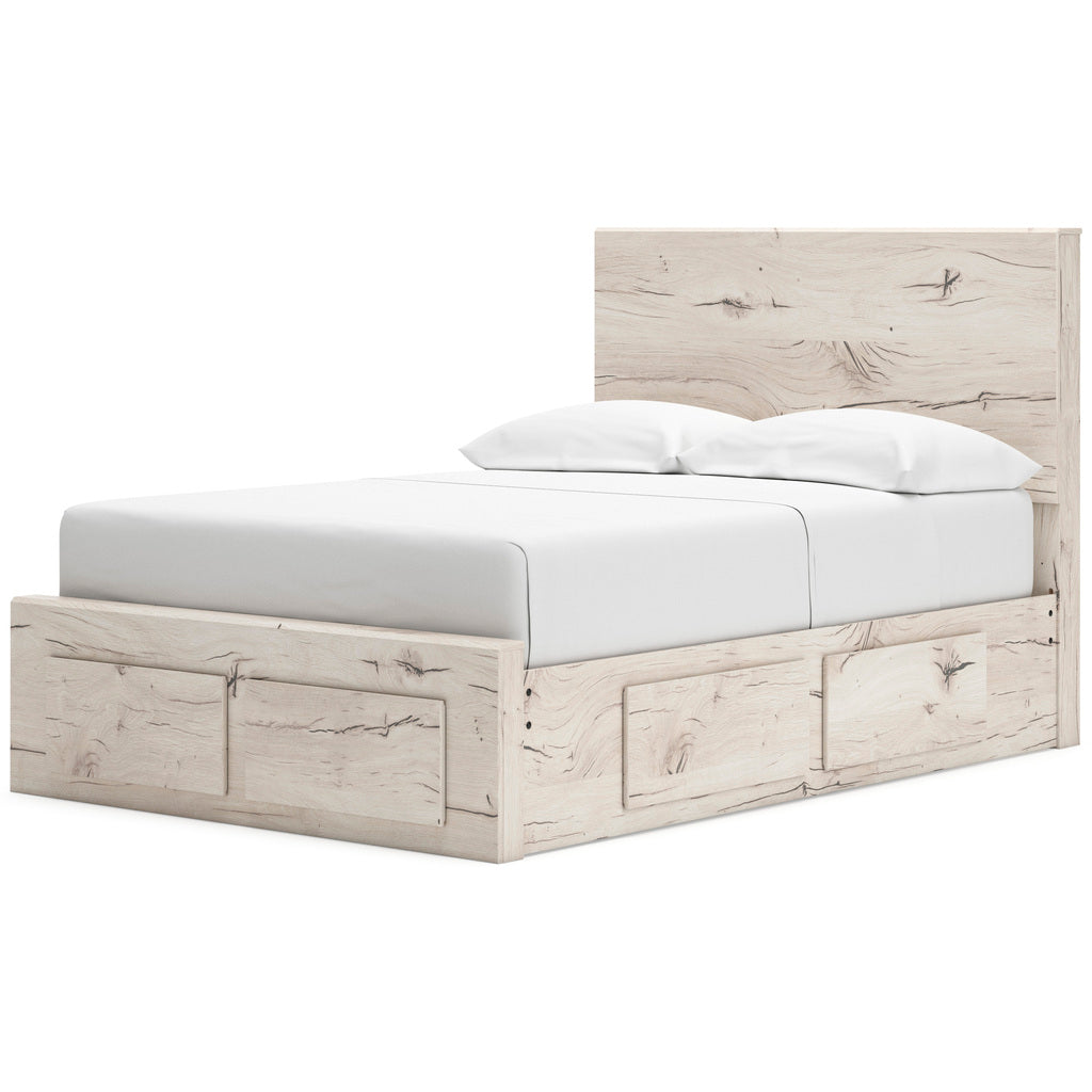 Lawroy Youth Panel Storage Bedroom Set In Light Natural