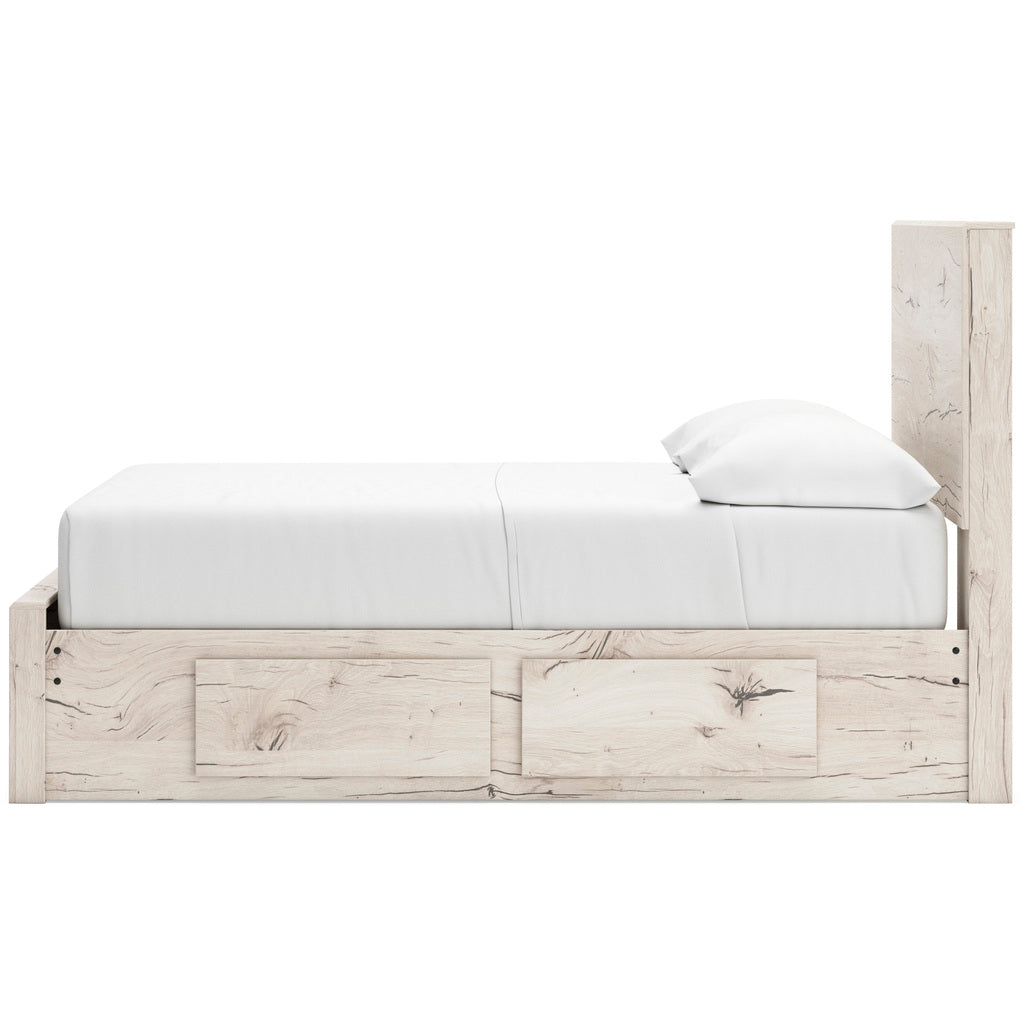 Lawroy Youth Panel Storage Bedroom Set In Light Natural