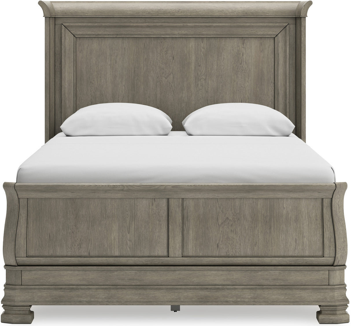 Lexorne Gray Sleigh Bedroom Set