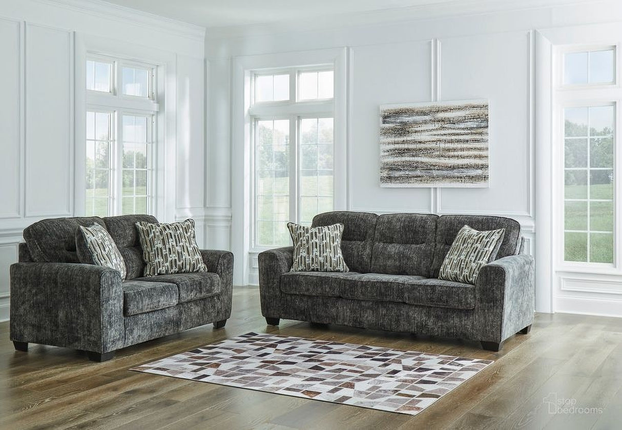 Lonoke Living Room Set In Gunmetal