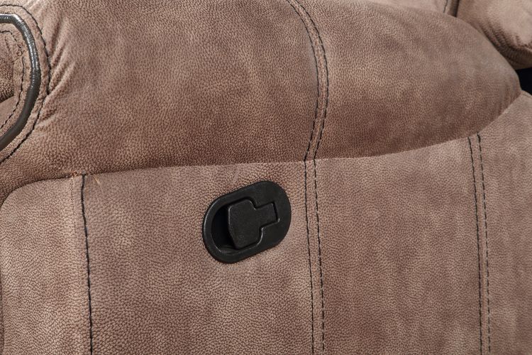 Dollum Two Tone Chocolate Velvet Sectional Sofa