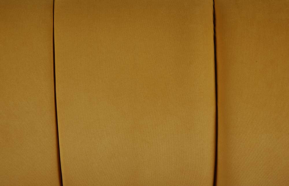 Felicia Yellow Velvet Sectional Sofa