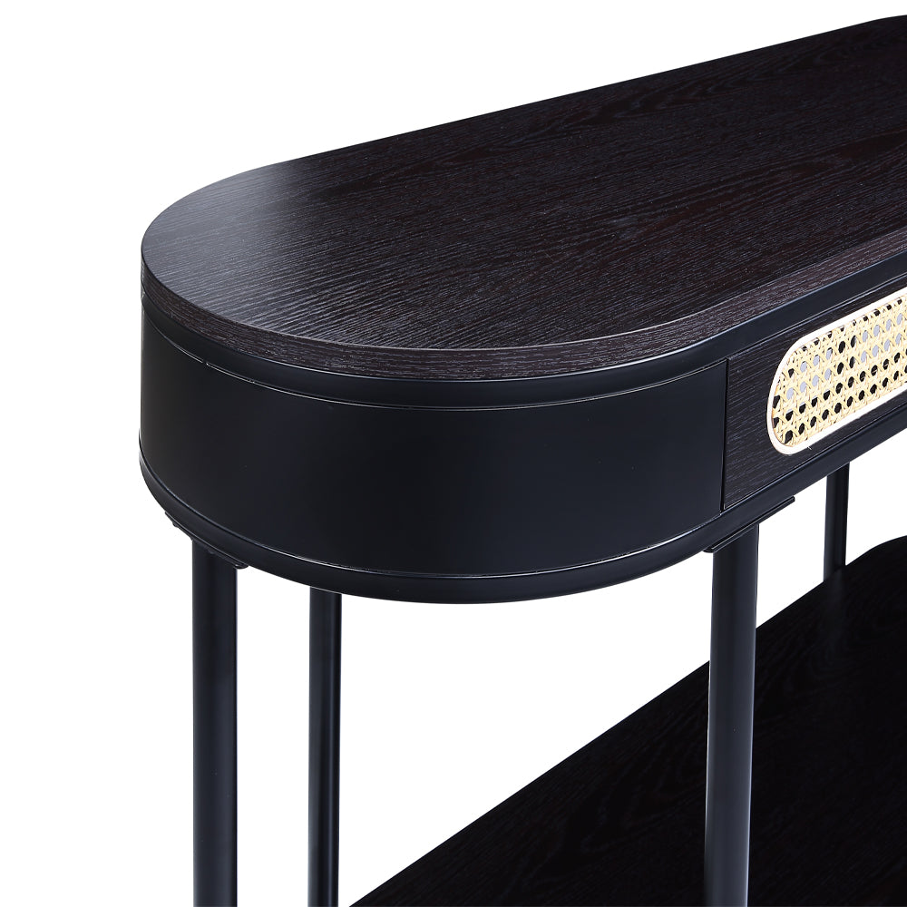 Colson Black Finish End Table