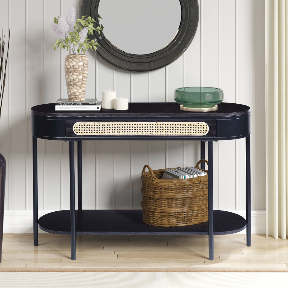 Colson Black Finish End Table