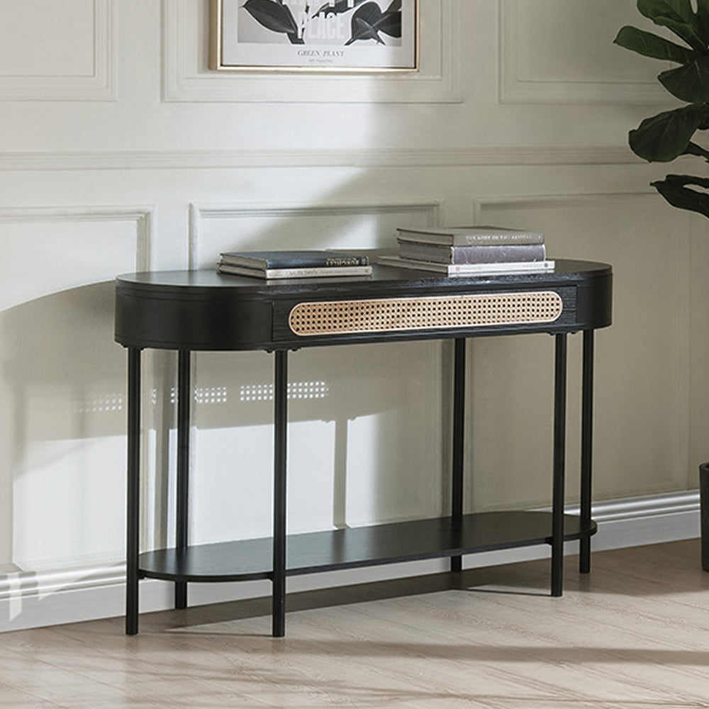 Colson Black Finish End Table
