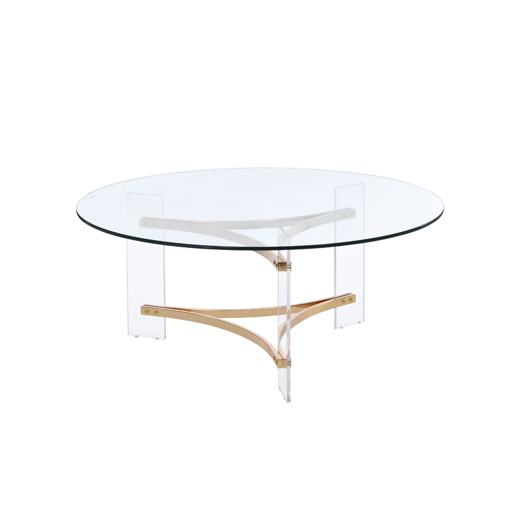 Sosi Gold Finish Coffee Table