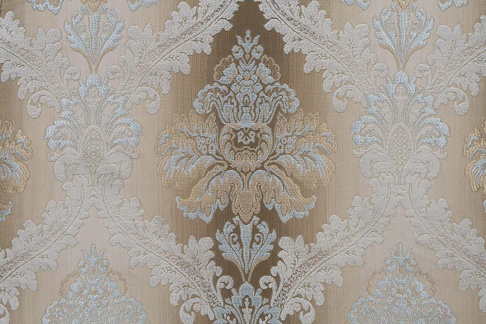 Sorina Velvet, Fabric & Antique Gold Finish Loveseat