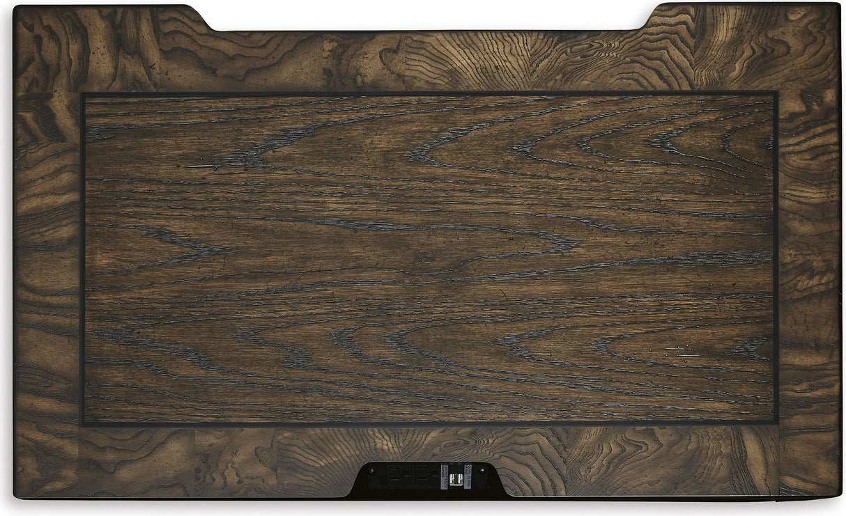 Maylee Bedroom Set In Dark Brown