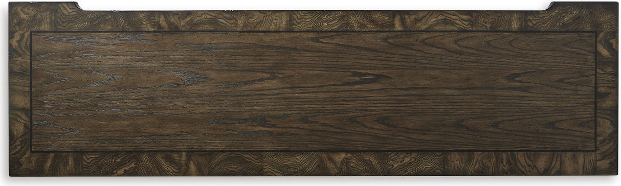 Maylee Bedroom Set In Dark Brown