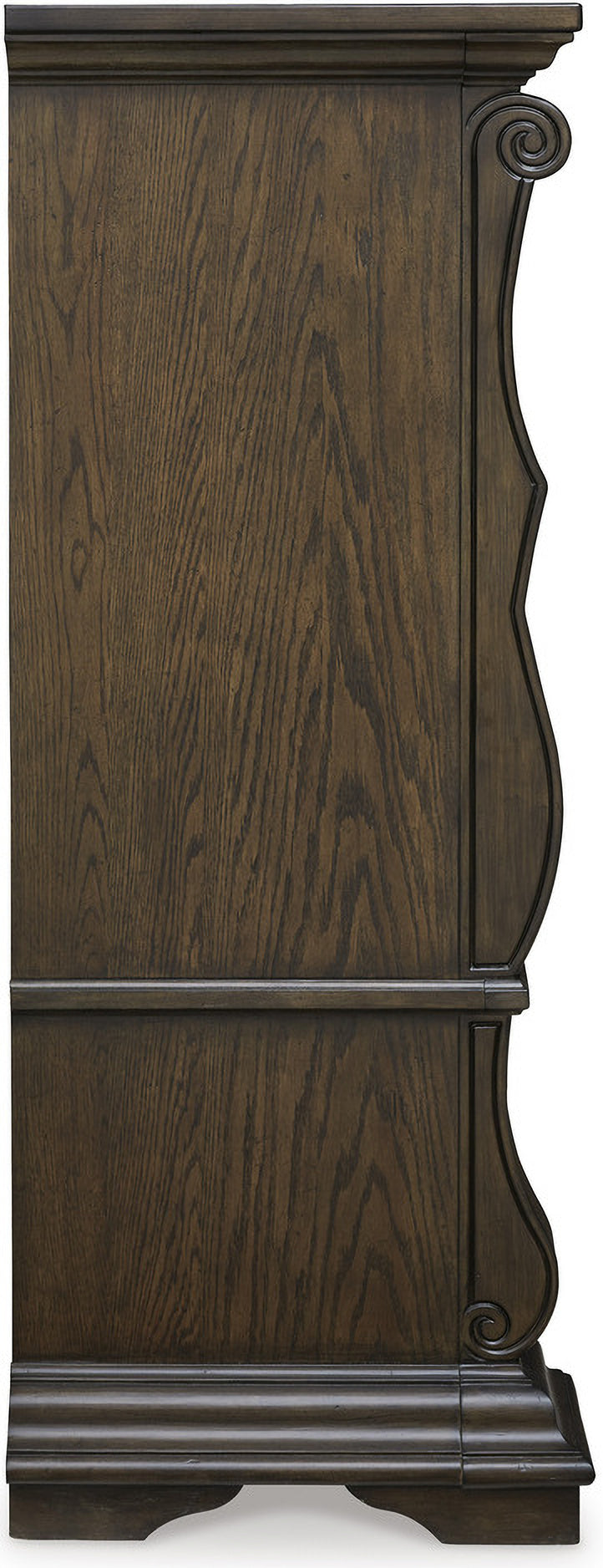 Maylee Bedroom Set In Dark Brown