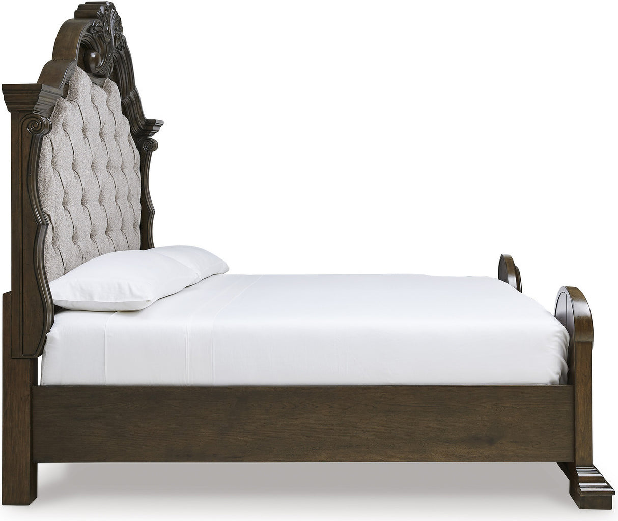 Maylee Bedroom Set In Dark Brown