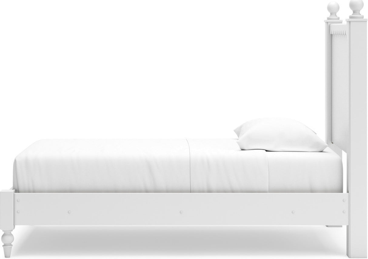 Mollviney Youth Panel Bedroom Set In White