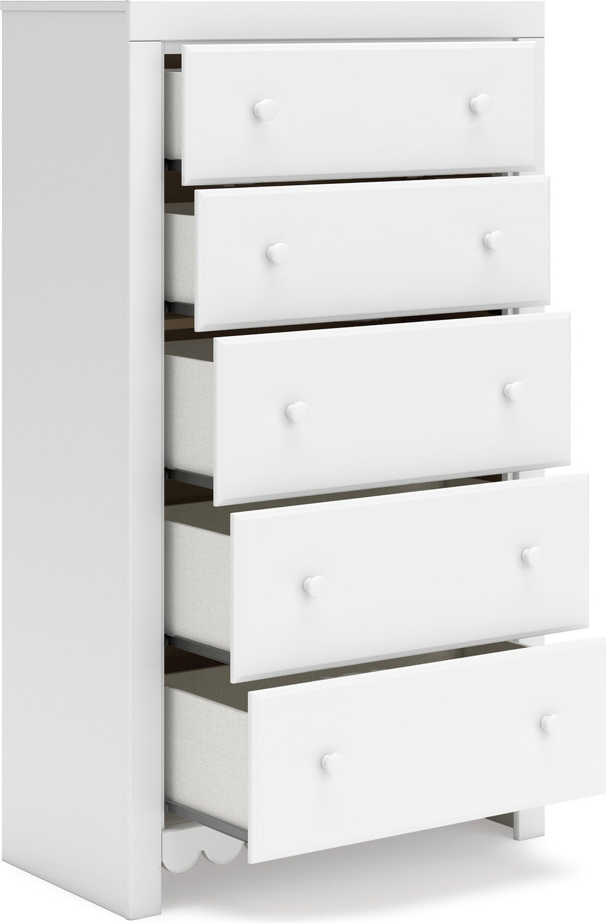 Mollviney Youth Panel Bedroom Set In White