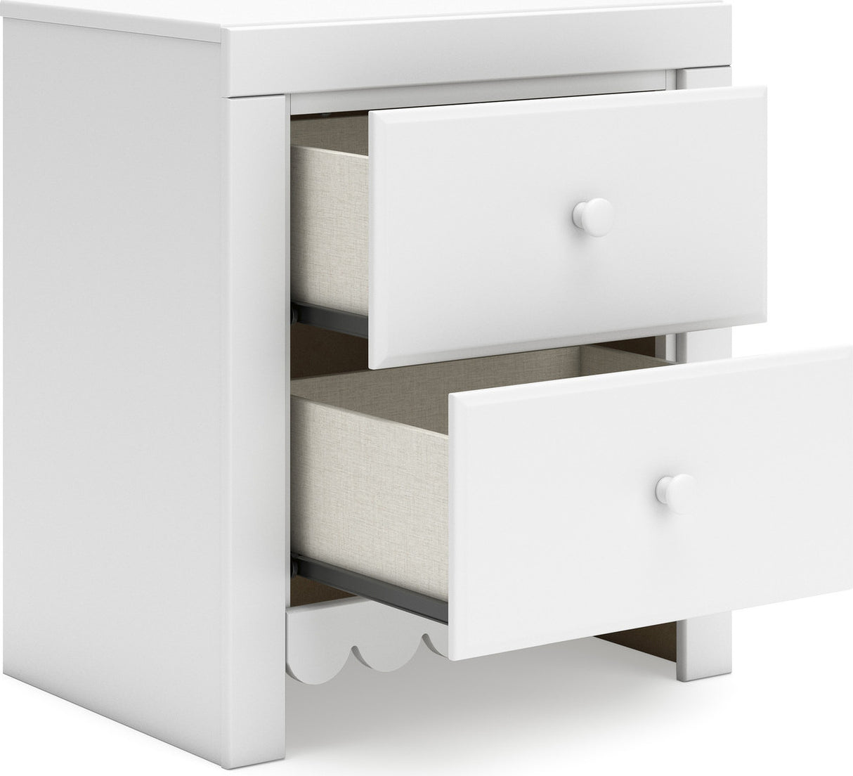 Mollviney Youth Panel Storage Bedroom Set In White