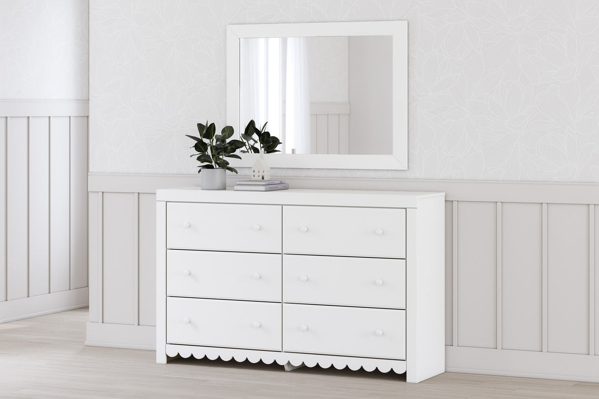 Mollviney Youth Panel Storage Bedroom Set In White