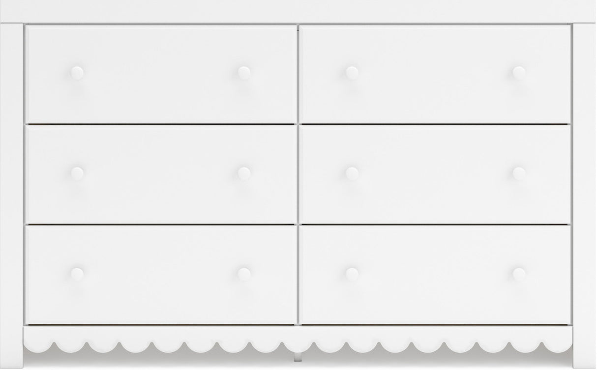 Mollviney Youth Panel Storage Bedroom Set In White