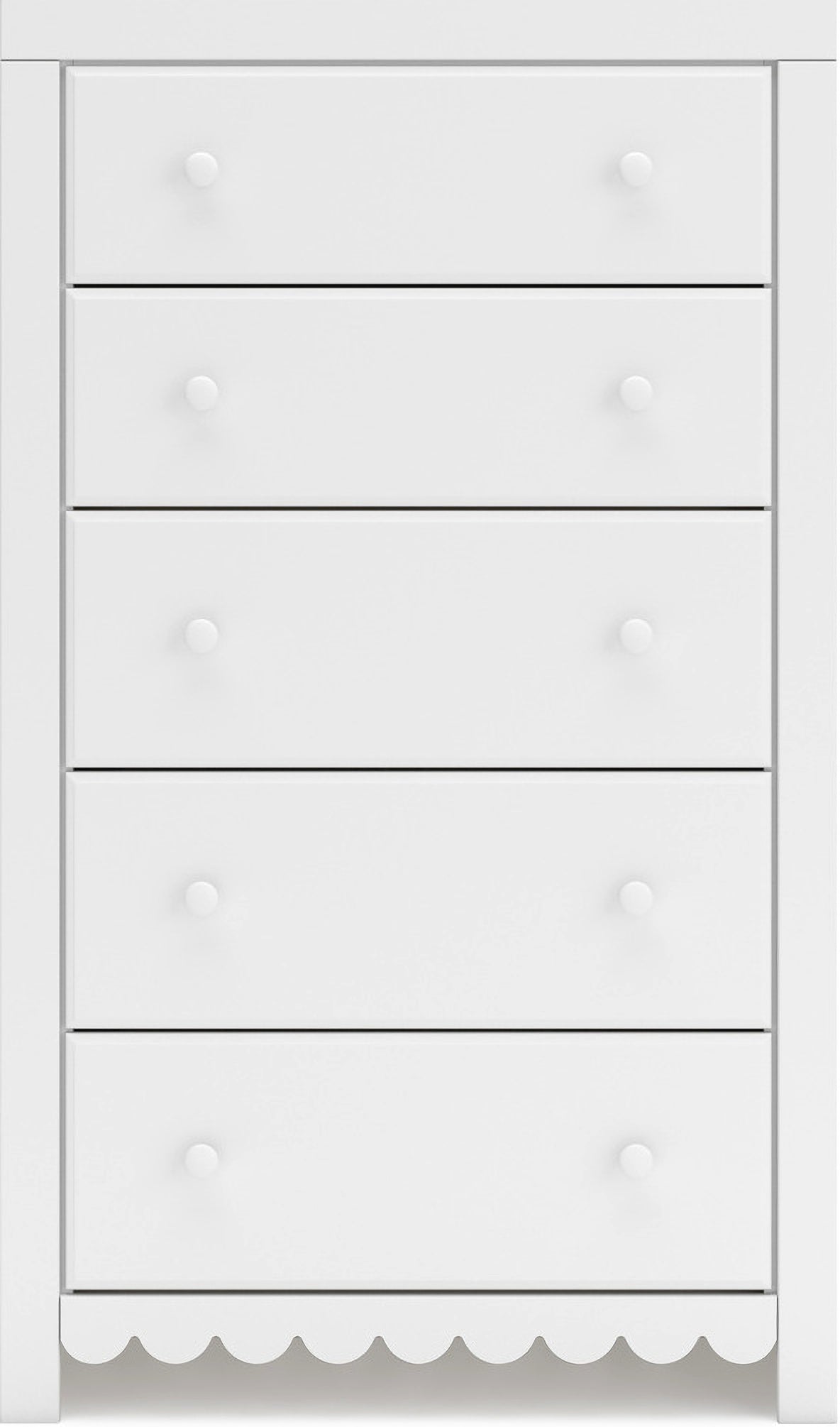 Mollviney Youth Panel Storage Bedroom Set In White