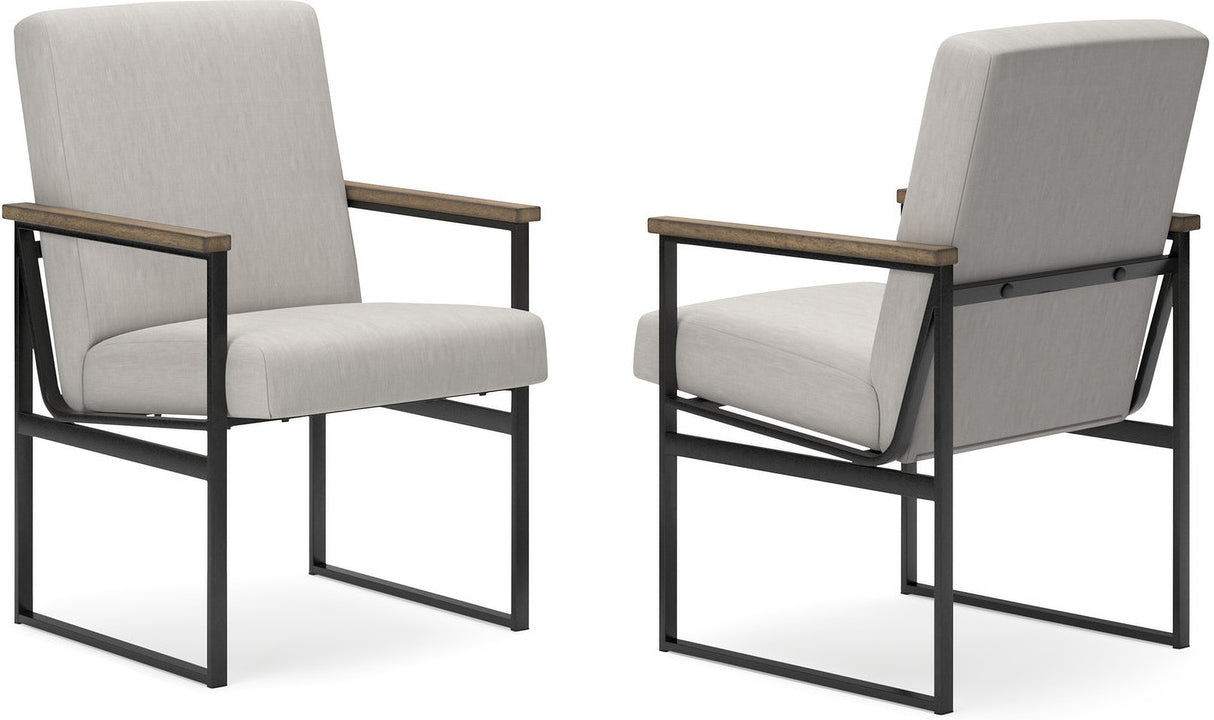 Montia 67 Inch Home Office Desk Set In Light Brown