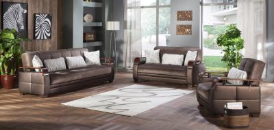 Natural Love Seat(Prestige Brown) 2 Pieces
