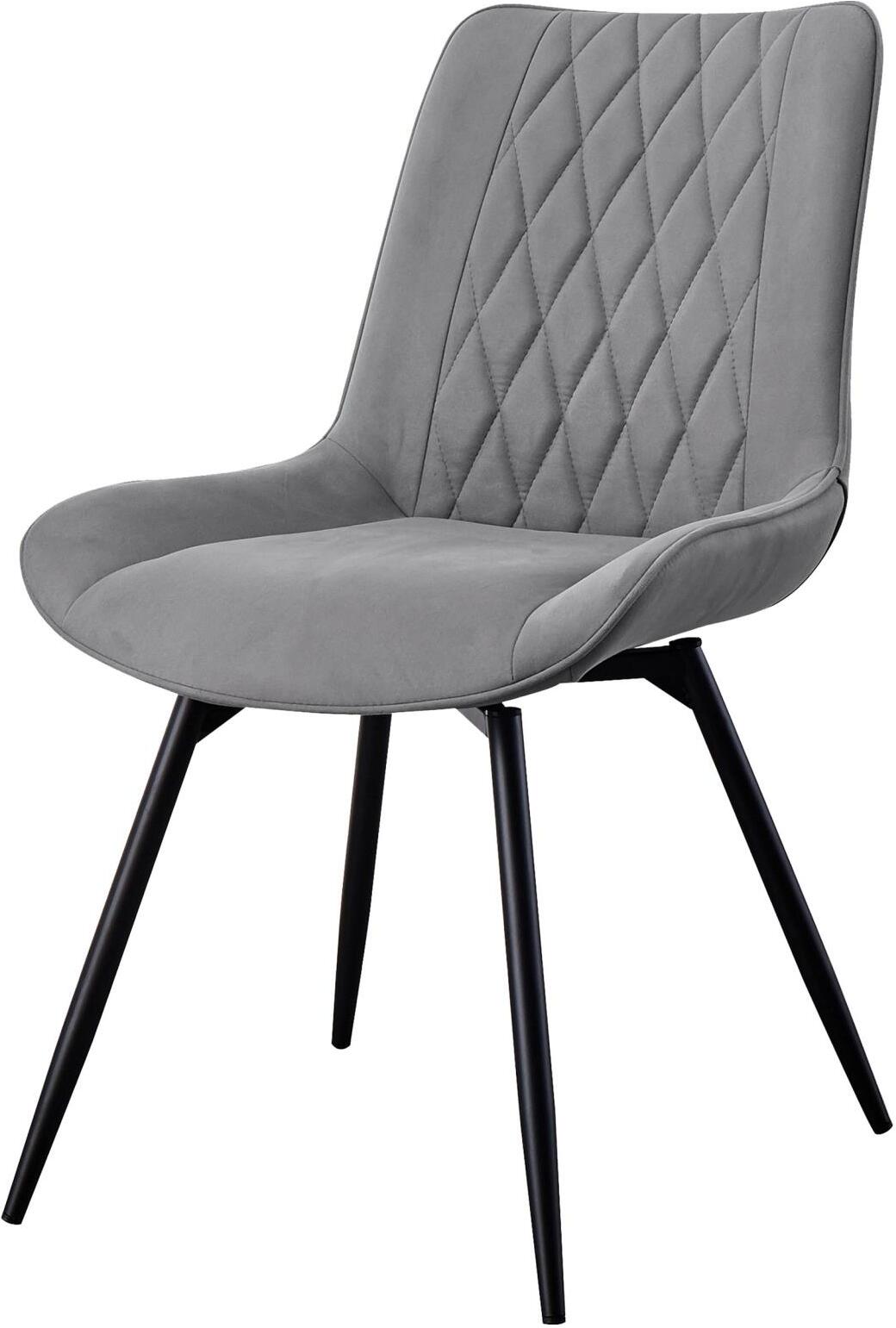 Neil Concrete And Gunmetal Dining Room Set