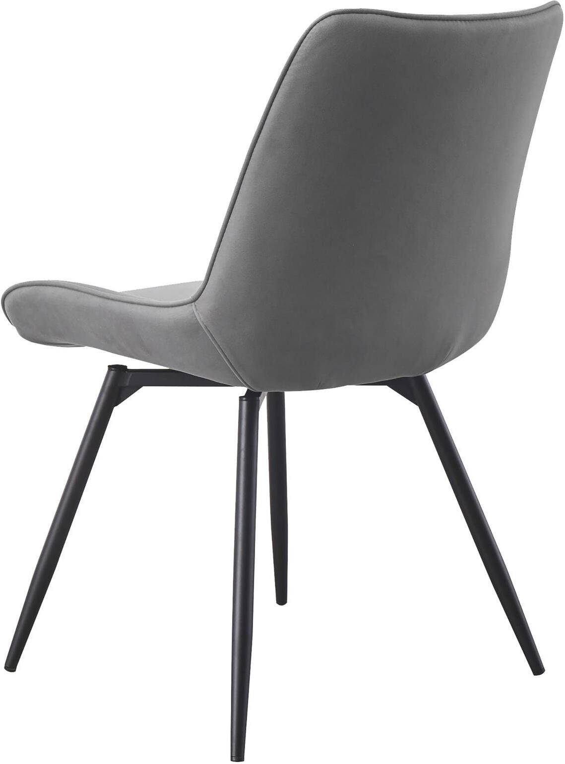 Neil Concrete And Gunmetal Dining Room Set