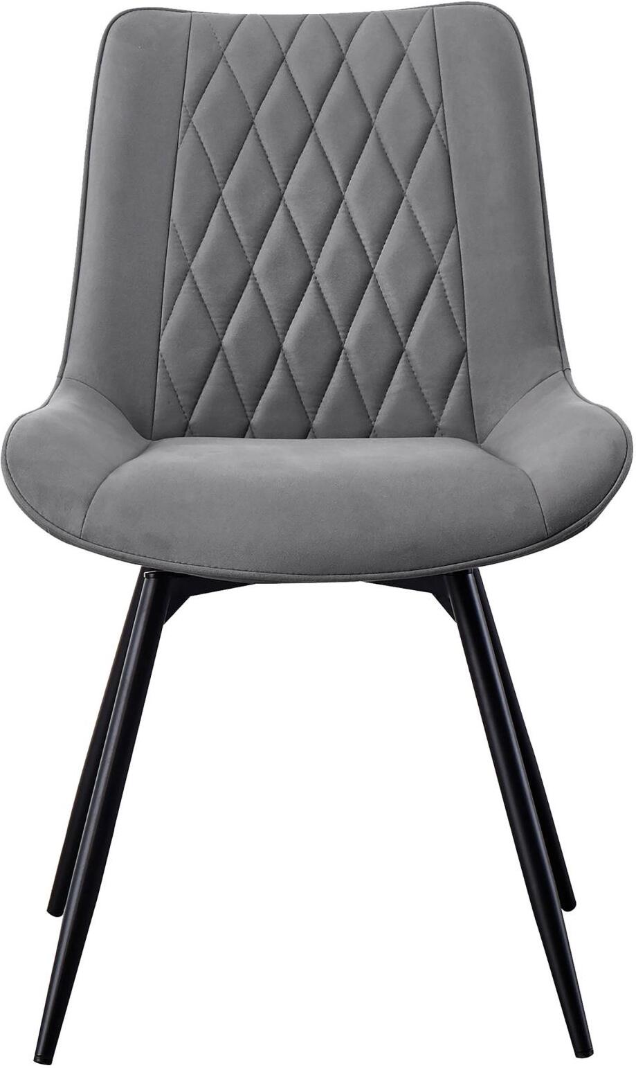 Neil Concrete And Gunmetal Dining Room Set