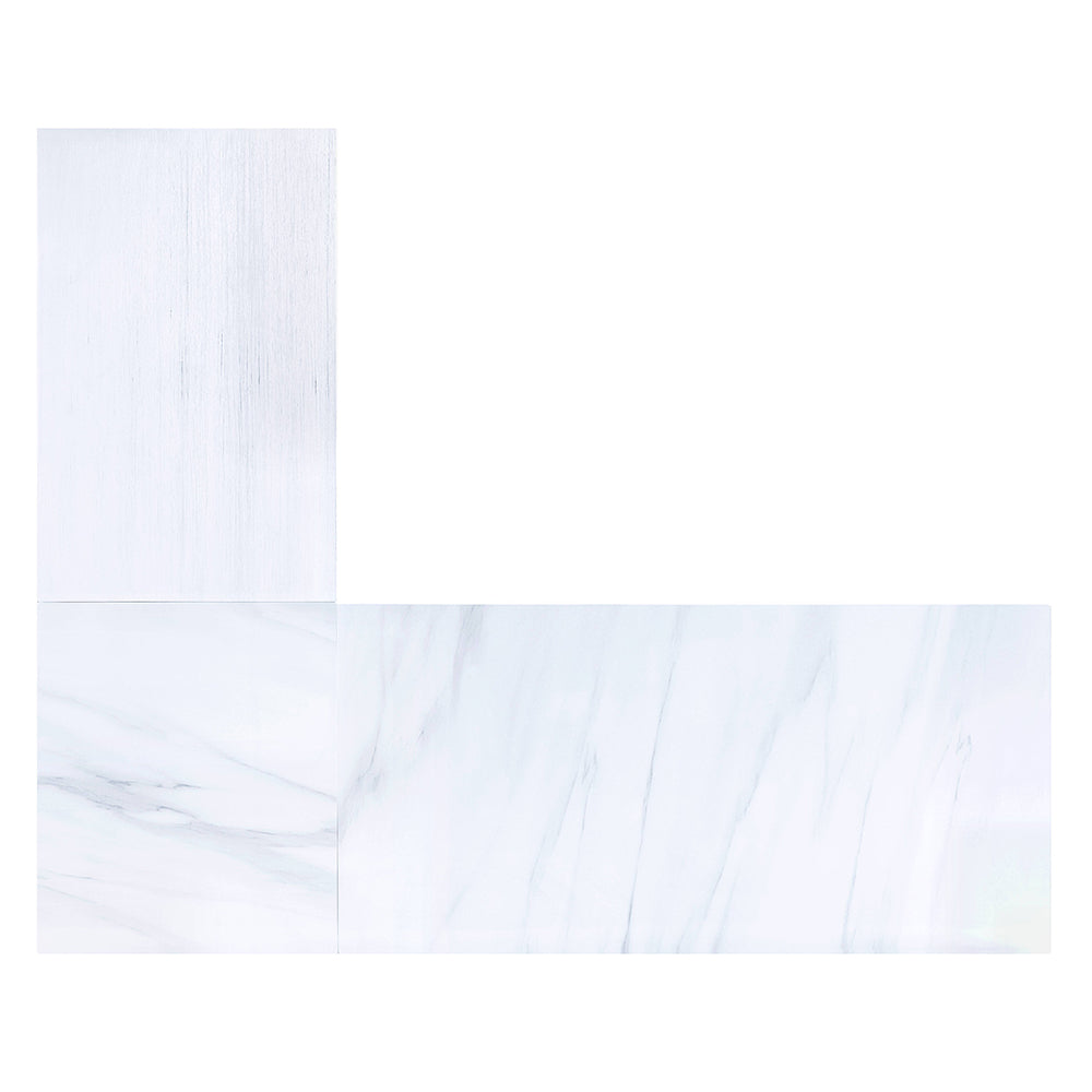 Talmar Marble Top & Weathered Gray Finish Writing Desk