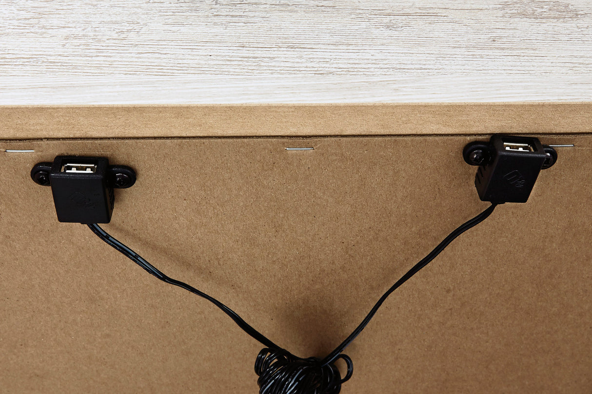 Paxberry Whitewash Youth Panel Bedroom Set