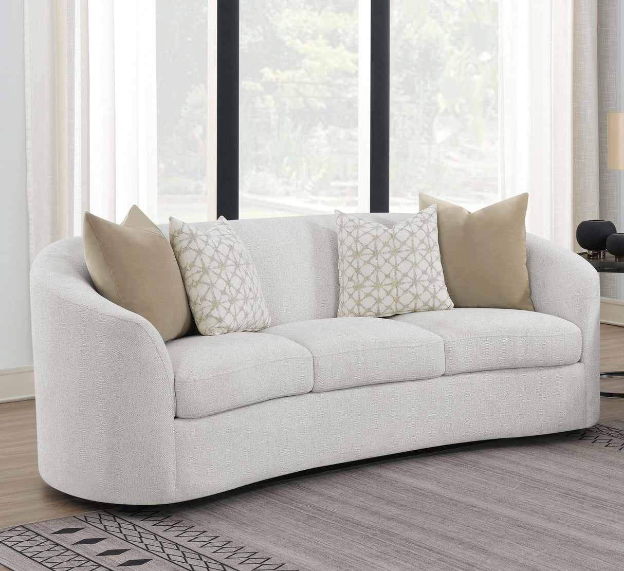 Rainn Latte Upholstered Living Room Set